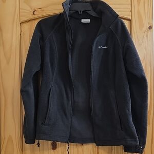 Columbia Charcoal Full-Zip Fleece Jacket